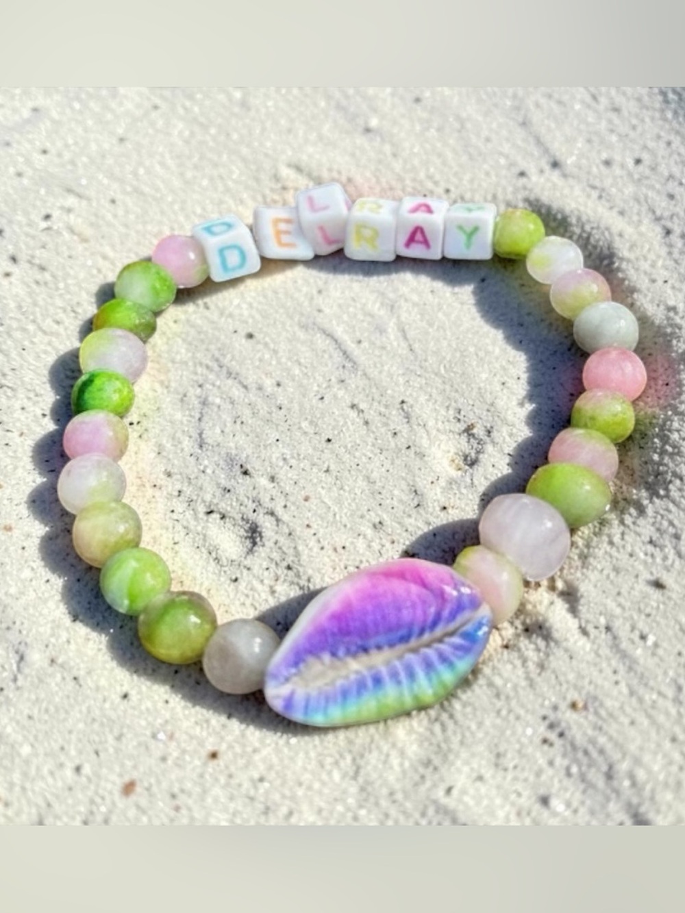 Palm Beach Collection: ‘Delray’ Beach Quartz Crystal & Shell Beaded Bracelet